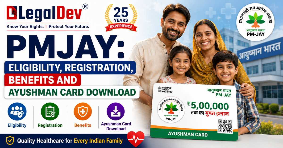`PMJAY Eligibility, Registration, Benefits and Ayushman Card Download